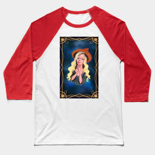 Blonde virgo witch Baseball T-Shirt